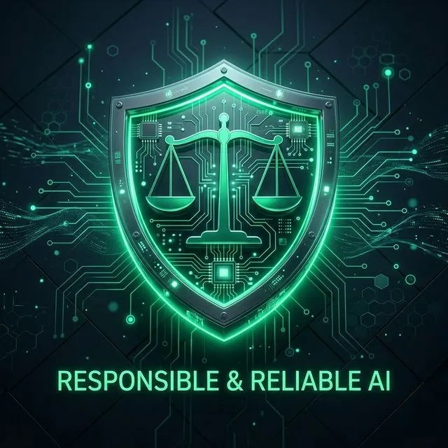 Ilustración del servicio IA Responsable y Fiable