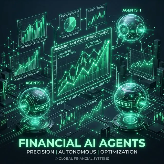 Ilustración del servicio Agentes de IA Financiera